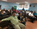 Representantes del Colegio de Médicos visitan el Hospital San Carlos
